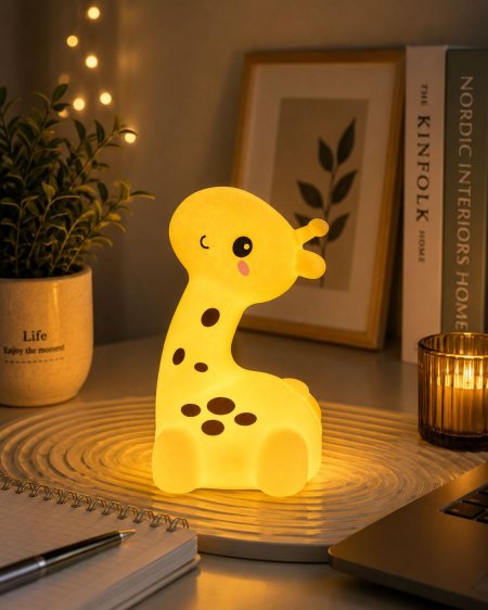 تحف إضاءه أطفال زرافه